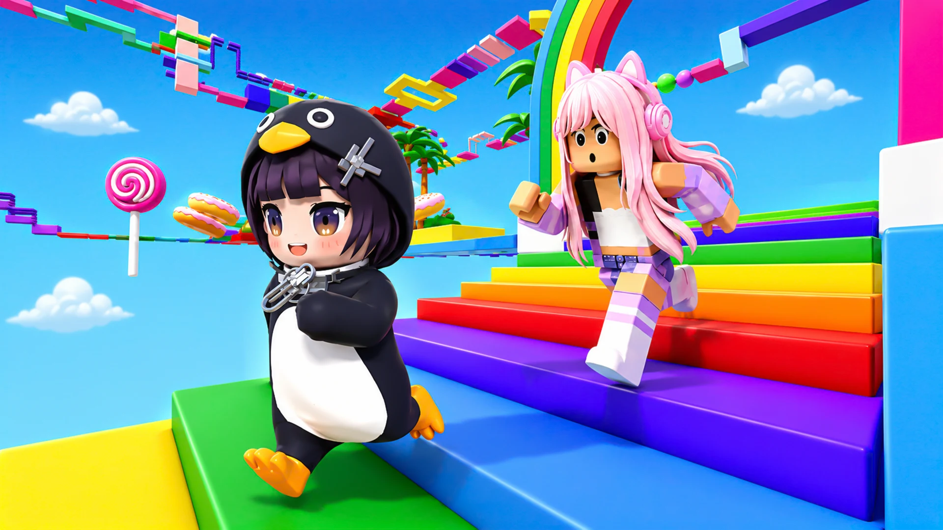 Penguin Jump: Prison Parkour screenshot