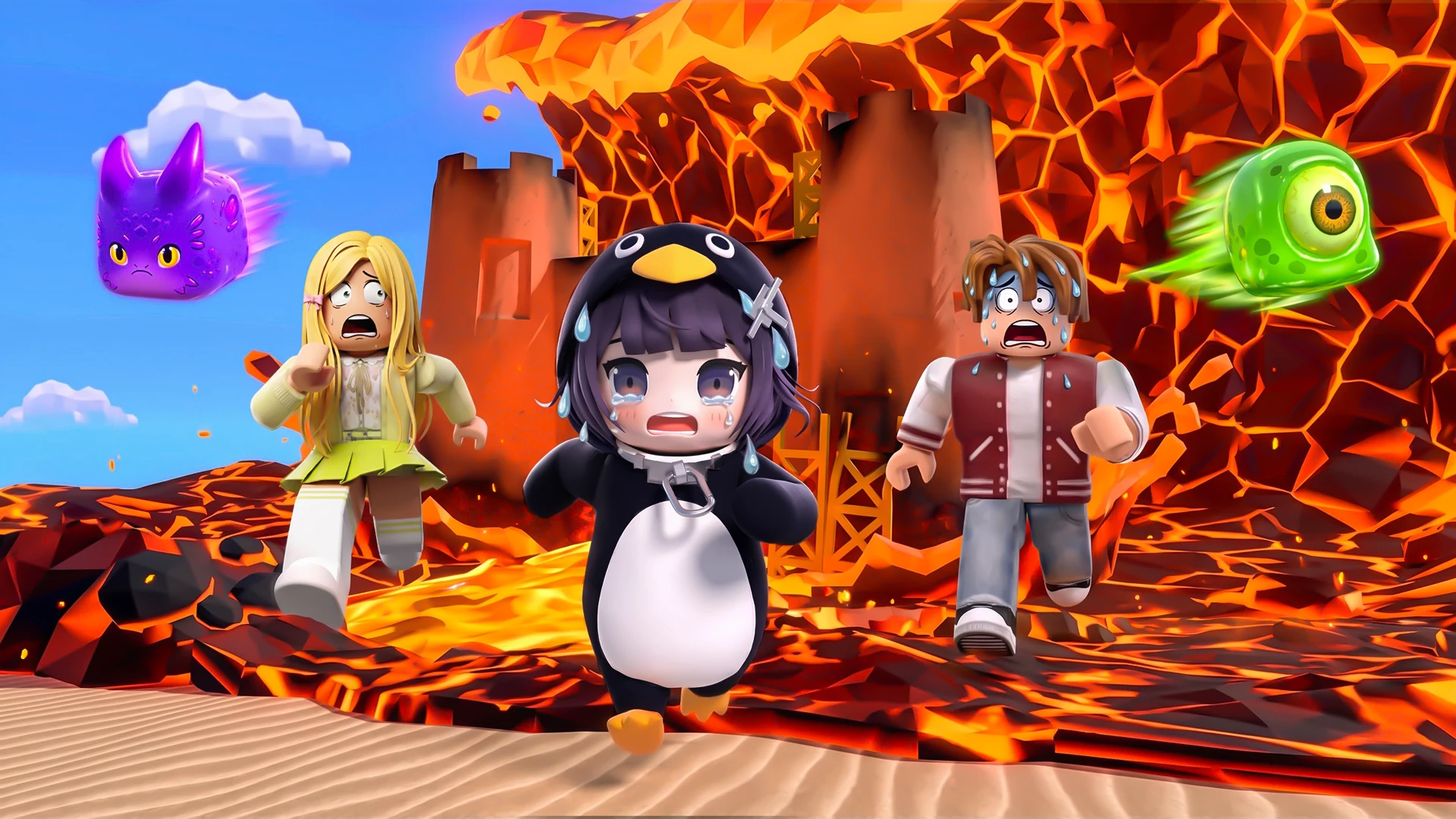 Penguin Jump: Prison Parkour screenshot